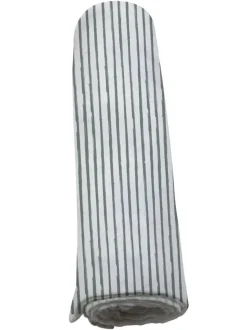 Sage Green Stripe Bamboo Swaddle