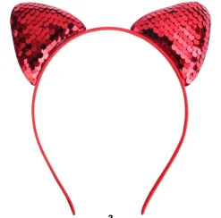 Sequin Cat Ear Headband - Several Colors