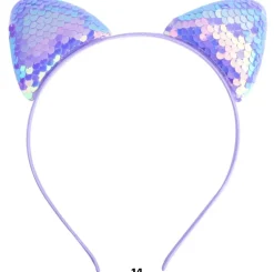 Sequin Cat Ear Headband - Several Colors