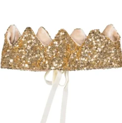 Sequin Gold Crown