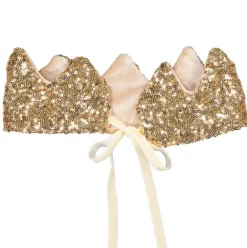 Sequin Gold Crown