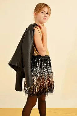 Short Sequin Skirt