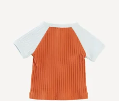 Short Sleeve Baseball Henley Tee