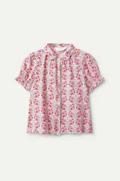 Short Sleeve Floral Print Shirt - Sugar Print