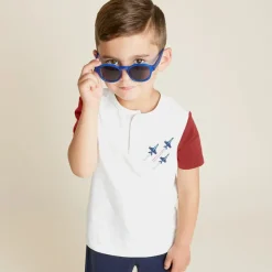 Short-Sleeve Henley Top - Air Show