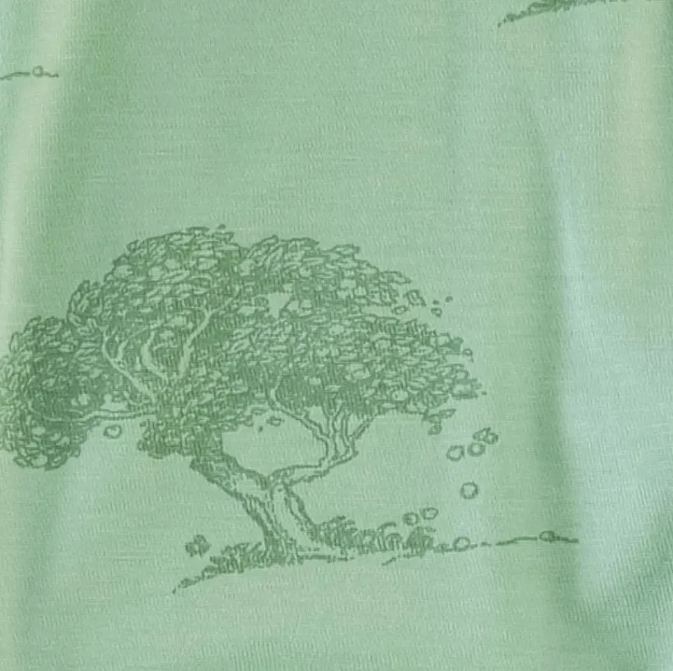 Short Sleeve Ringer Tee - Apple Tree