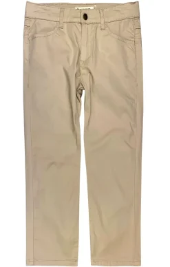 Skinny Twill Pant - Light Khaki