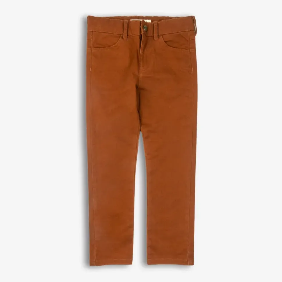 Skinny Twill Pant - Tarracotta