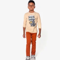 Skinny Twill Pant - Tarracotta
