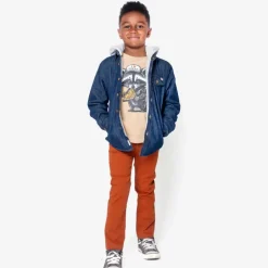 Skinny Twill Pant - Tarracotta