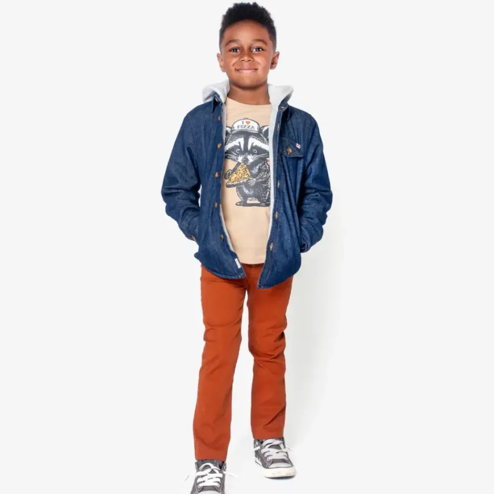 Skinny Twill Pant - Tarracotta