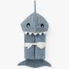 Slate Baby Shark Hooded Bath Wrap