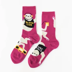 Sloth Life Crew Socks - Women's