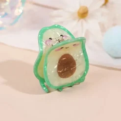 Small Avocado Hair Claw