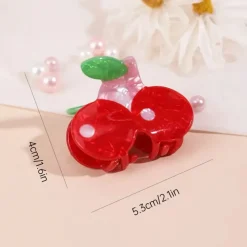 Small Cherry Hair Claw