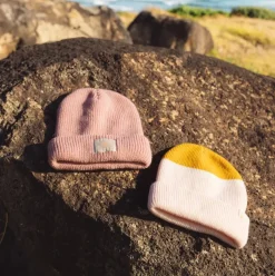 Smell The Flowers Beanie - Pink/Marigold