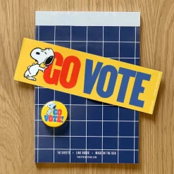 Snoopy Go Vote Button