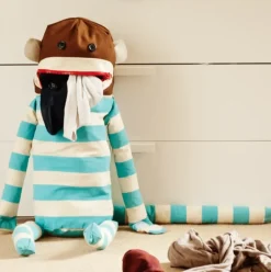 Sock Monkey Laundry Bag