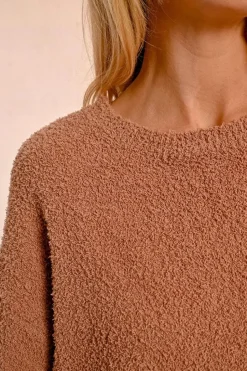 Soft Plush Sweater - Beige
