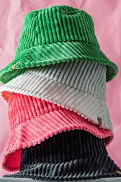 Solid Corduroy Bucket Hat - Several Colors