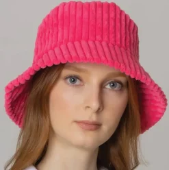 Solid Corduroy Bucket Hat - Several Colors