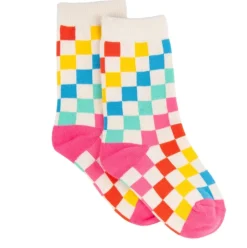 Starburst Checkerboard Socks