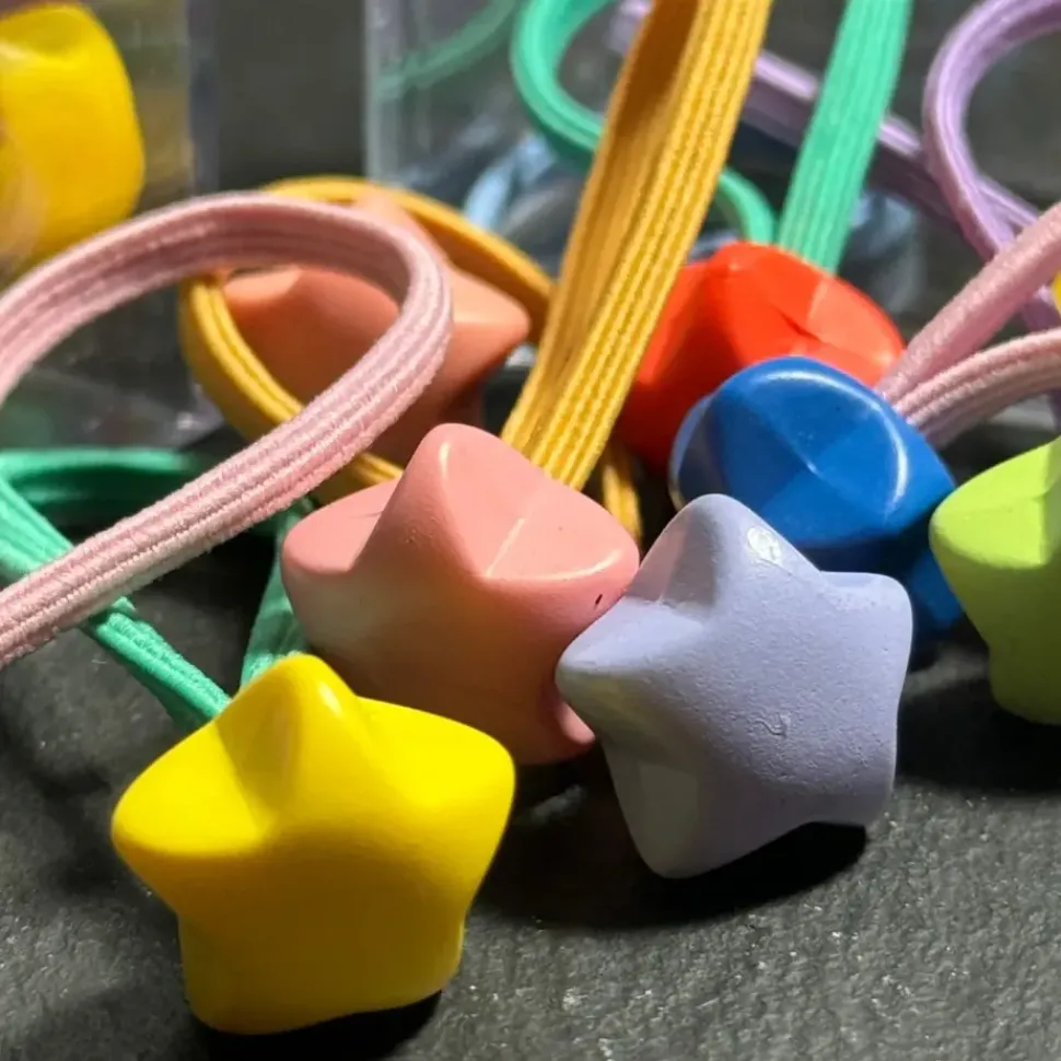 Star Shape Hair Elastic 10pc Box Set
