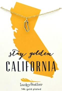 State Necklace - California