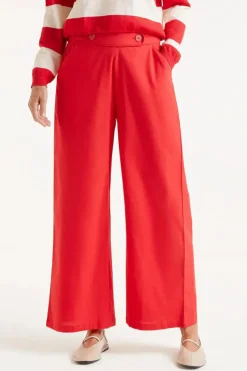 Straight Trouser - Red