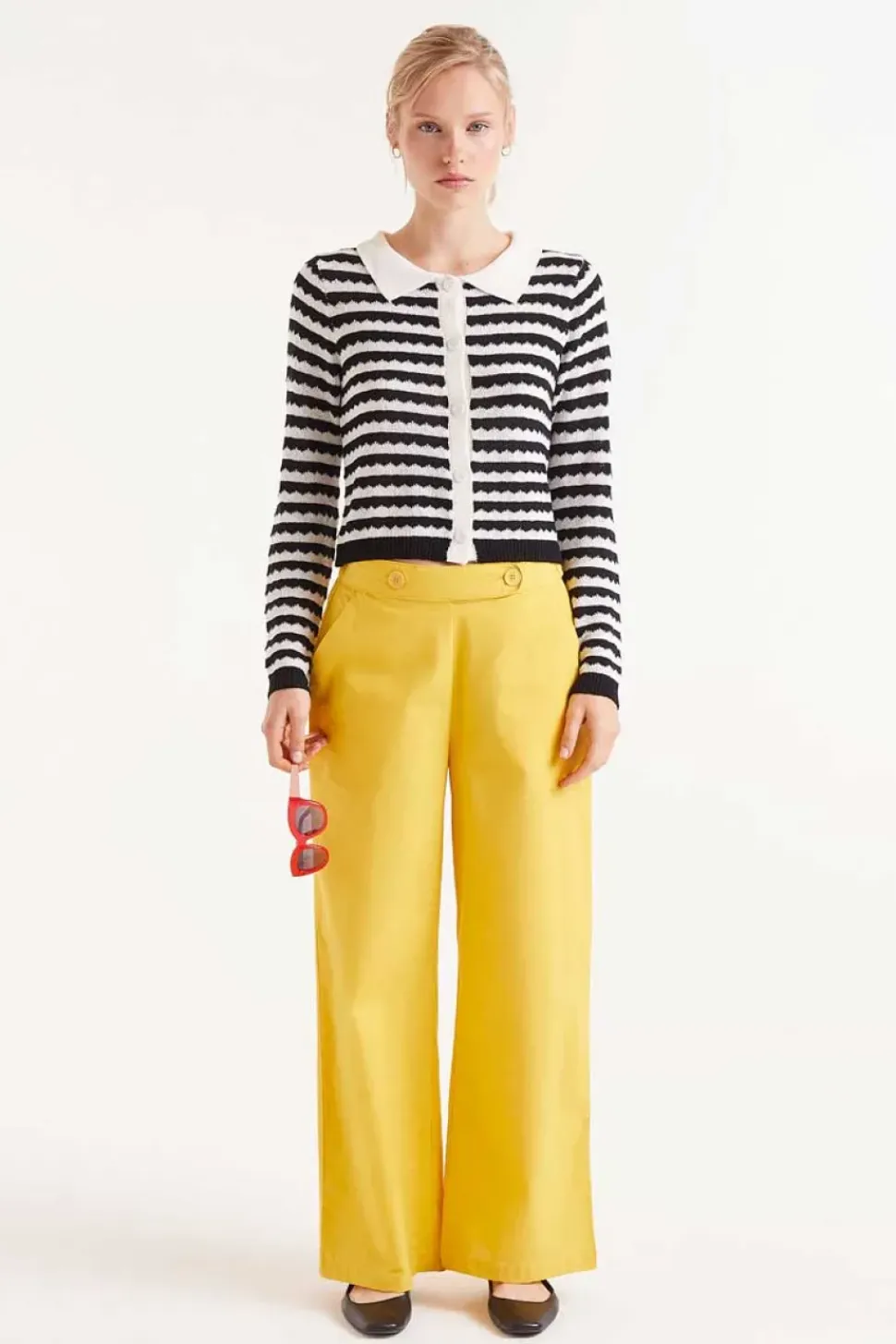 Straight Trouser - Yellow