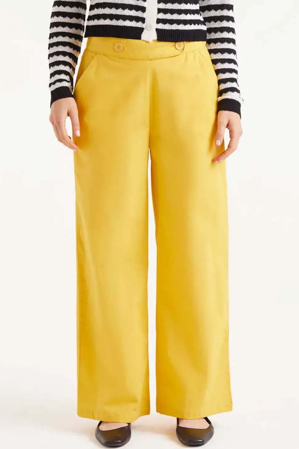 Straight Trouser - Yellow