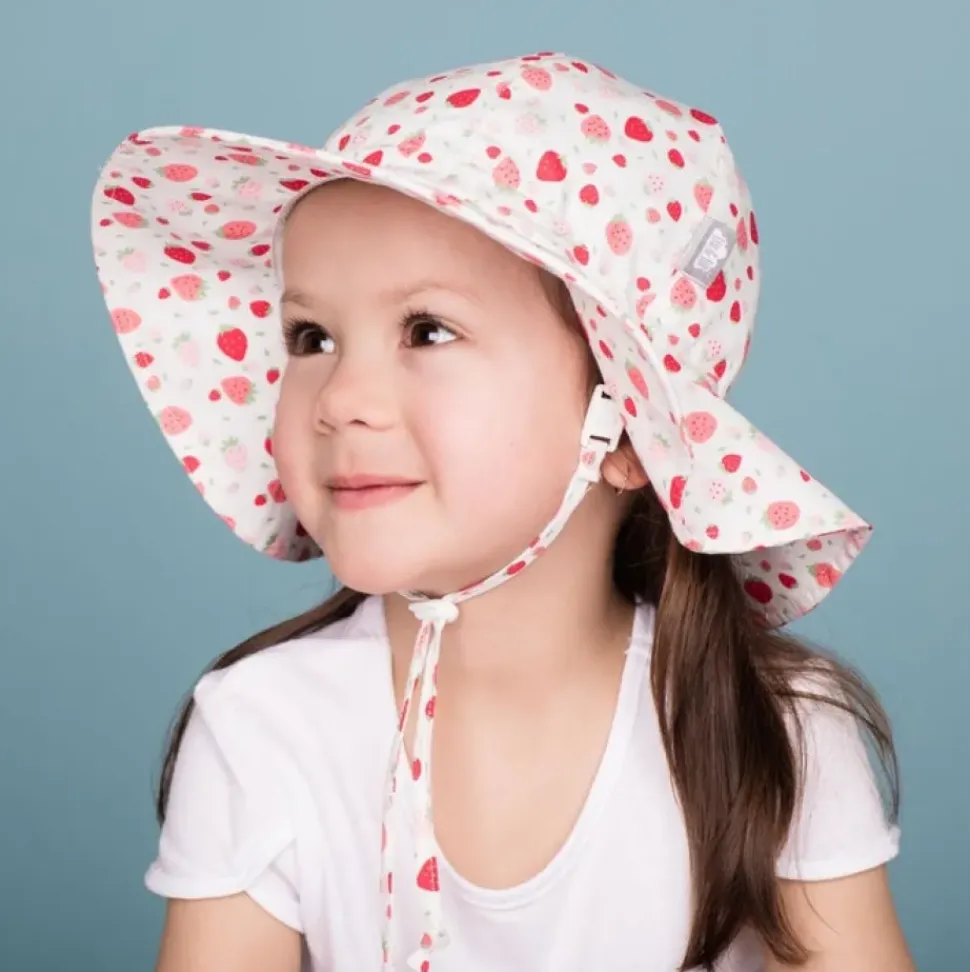 Strawberry | Cotton Floppy Sun Hat