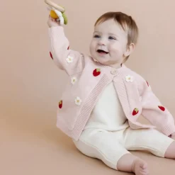 Strawberry Flower Cardigan