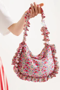 Strawberry Print Shoulder Bag