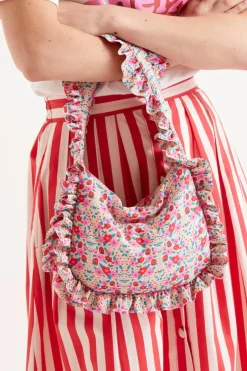 Strawberry Print Shoulder Bag