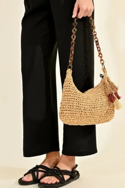 Straw Shoulder Bag