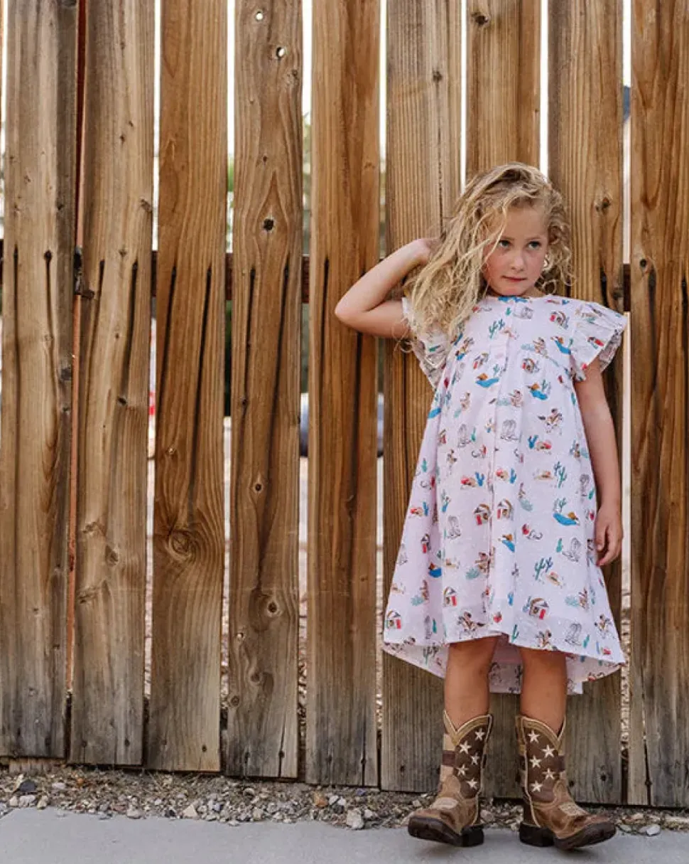 Sunday Dress - Pink Cowgirl