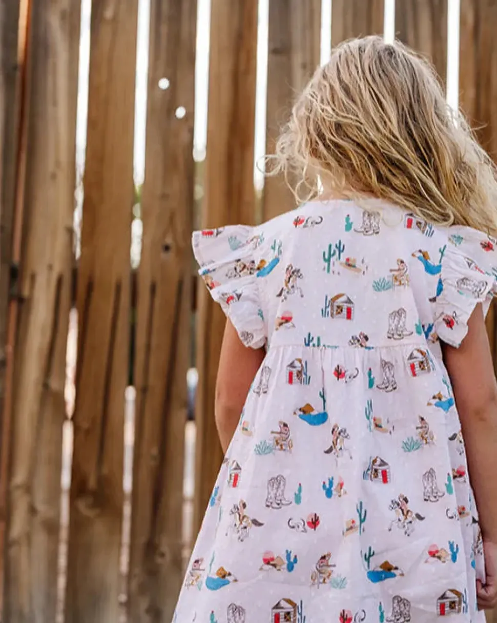 Sunday Dress - Pink Cowgirl