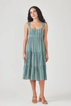 Sundress - Green Stripe