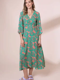 Sunflowers Erin Midi Dress