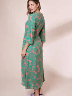 Sunflowers Erin Midi Dress