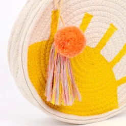 Sun Woven Cotton Rope Bag