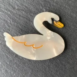 Swan Hair Clip