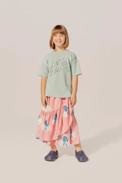 Swans Allover Print Skirt