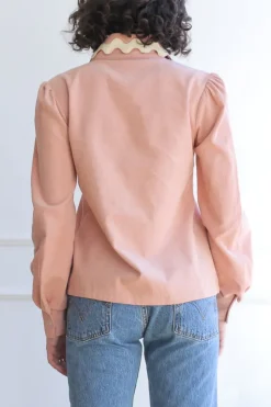 Tanya Top - Baby Cord in Petal