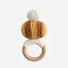 Teether Bee Cotton Crochet Rattle
