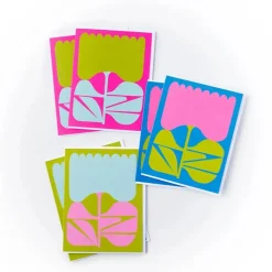 Three Tulips Greeting Card Box Set of 6