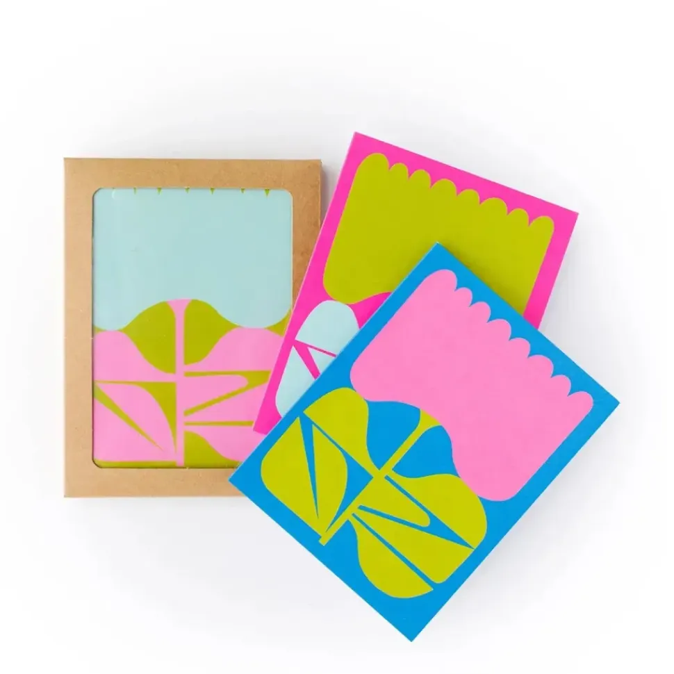 Three Tulips Greeting Card Box Set of 6