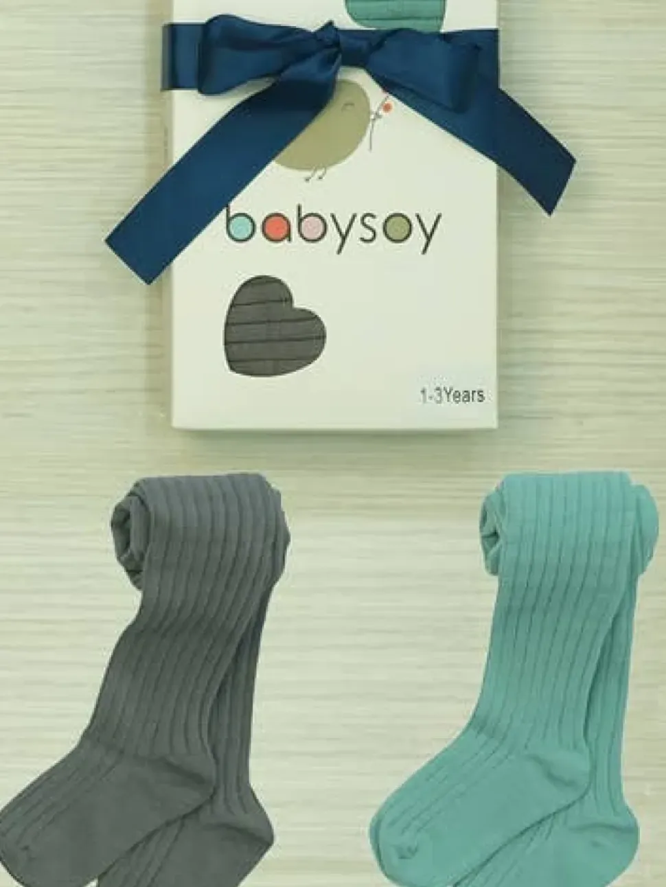 Tights - Set of 2 (Grey + Blue)