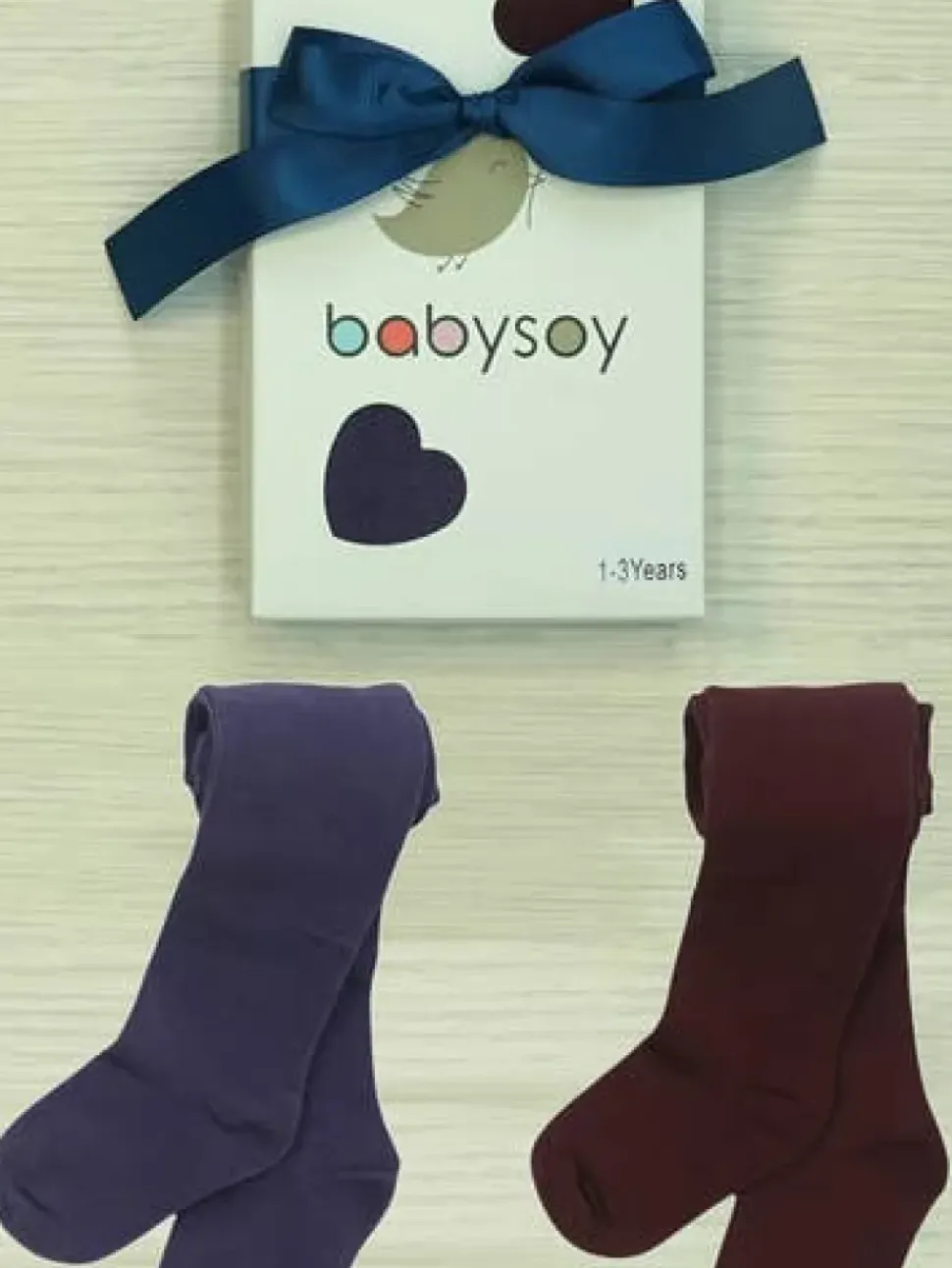 Tights - Set of 2 (Purple + Burgundy)